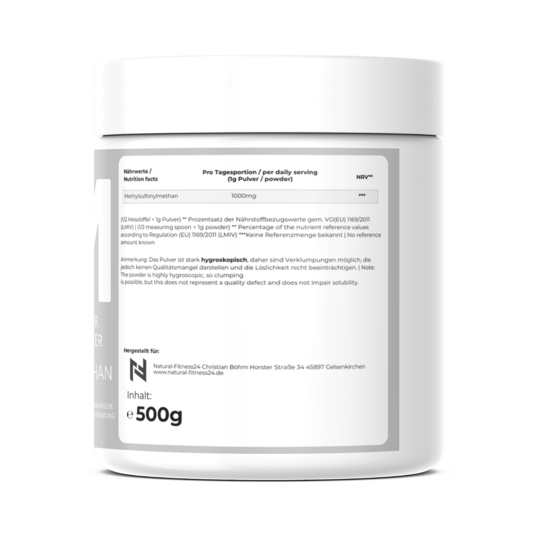 msm pulver 500g