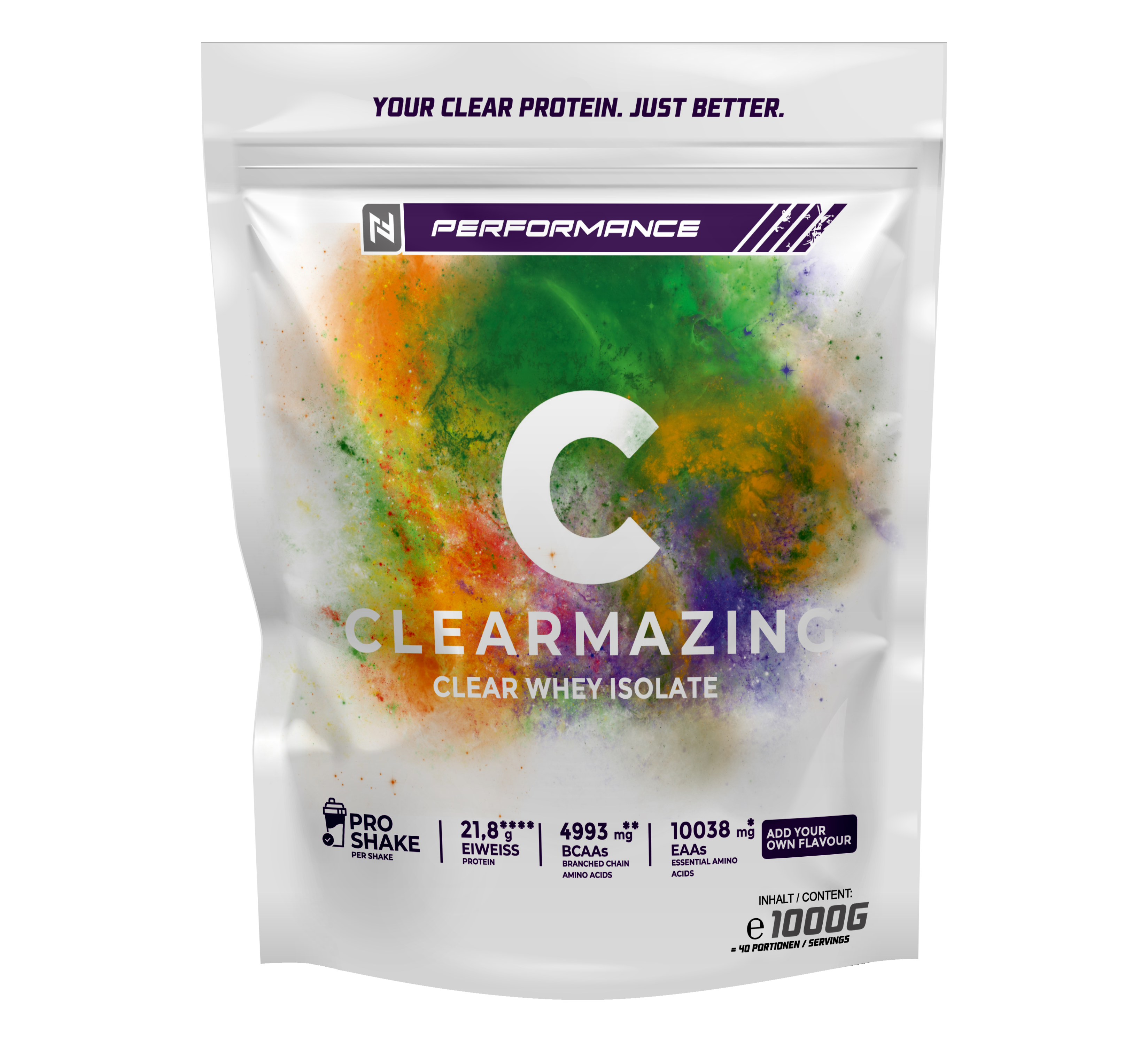 Clearmazing Mixbox - 1Kg Clearmazing Whey Protein + 48x3g Bolero®