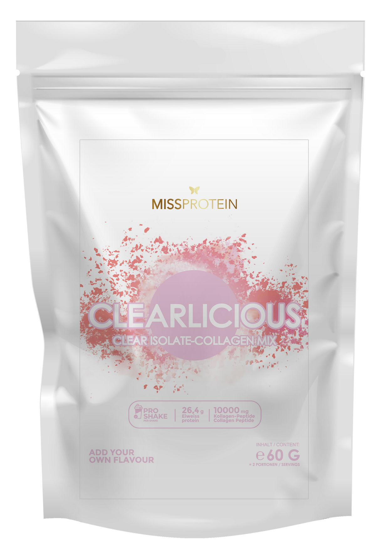 MissProtein Clearlicious - 60g Probe 2 Portionen